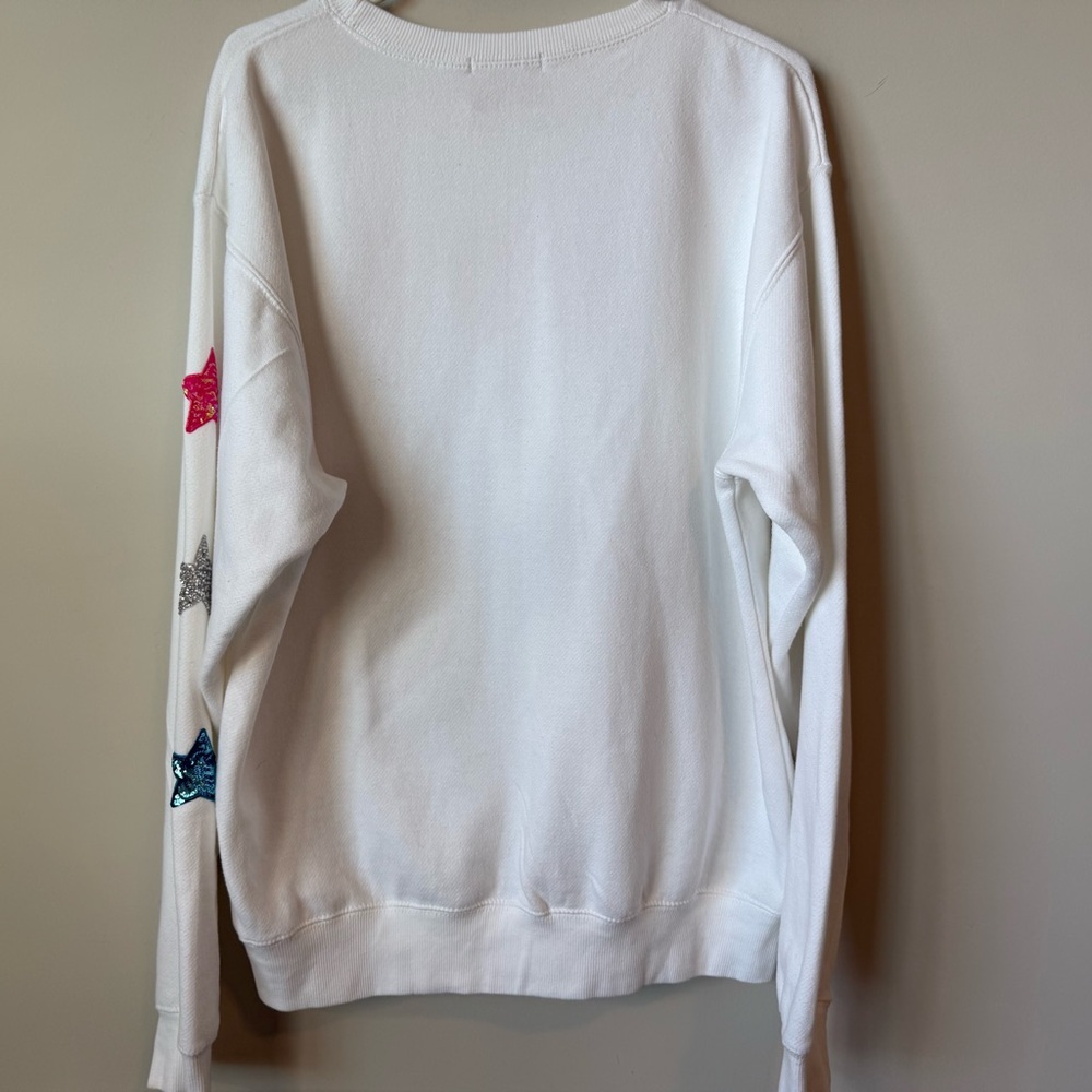 Judith March USA “Love my Hometown “ crew luxury sweatshirt size S/M - Picture 7 of 10